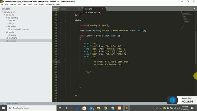 PHP Manual CRUD Part1 смотреть онлайн