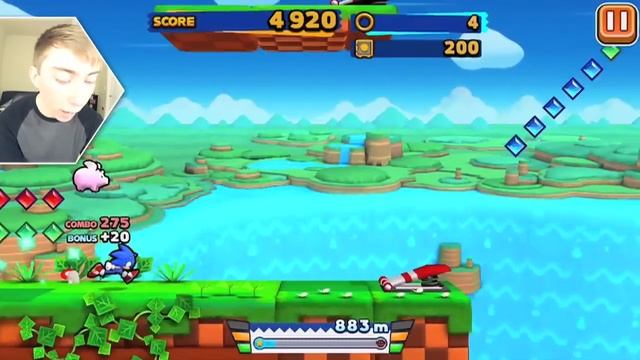 SONIC RUNNERS (iPhone Gameplay Video) смотреть онлайн