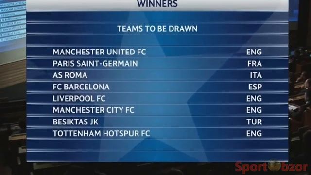 UEFA Europe round of 32 drawn live video(11/12/17) смотреть онлайн
