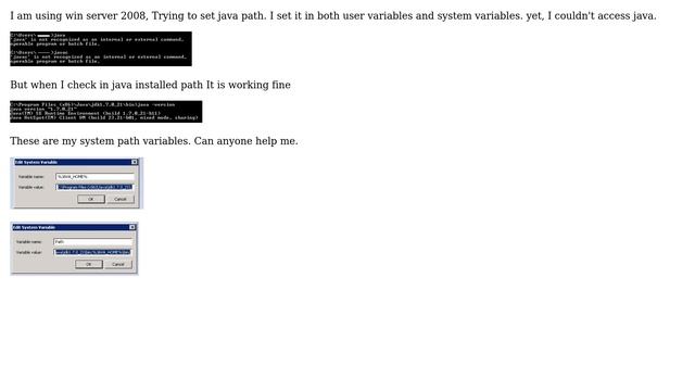 Java Path Set Issue смотреть онлайн