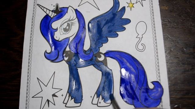 How to draw Princess Luna/Как нарисовать принцессу Луну/Malika Lunani qanday chizish mumkin смотреть онлайн