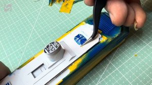 Costa Concordia wreckage model scene production 1/1000