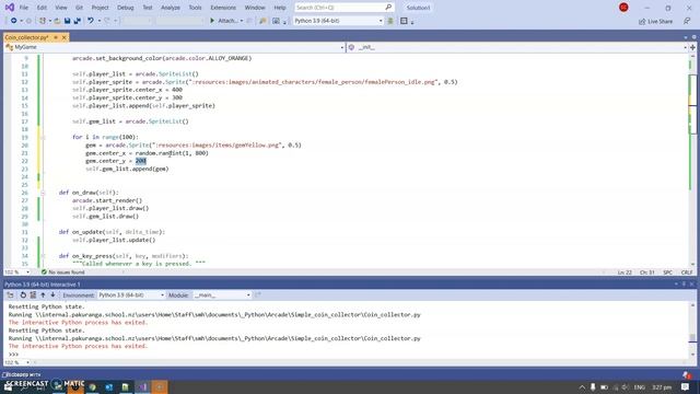 Python arcade - simple coin collector explained - video 2 смотреть онлайн