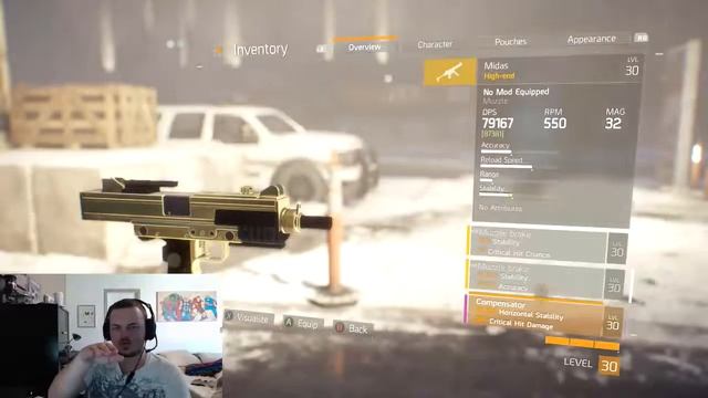 The Division - MIDAS HIGH-END SMG - Gun Review смотреть онлайн
