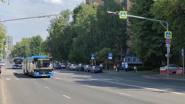 [Ultra HD] Автобус ЛиАЗ-6213.65 №030133, Электробус ЛиАЗ-6274 №430138 смотреть онлайн