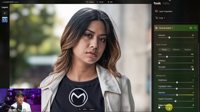 Luminar Neo's Portrait Bokeh AI Beginners Guide смотреть онлайн