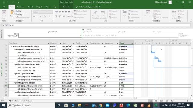 7. Microsoft Project How to enter Work hours man hours and create project summary in MS Project смотреть онлайн