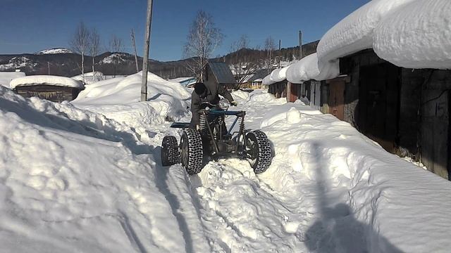 первое испытание моего квадроцикла из урала 4х4 смотреть онлайн