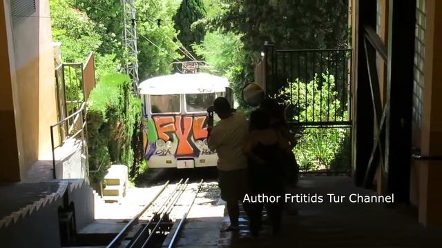 Tibidabo Funicular Barcelona Catalonia Spain смотреть онлайн