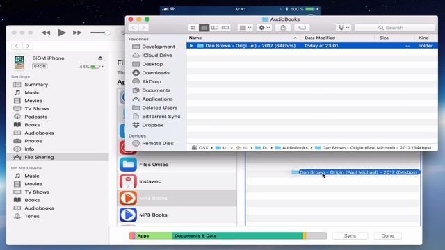 MP3 Audiobook Player - How to add a book via iTunes смотреть онлайн