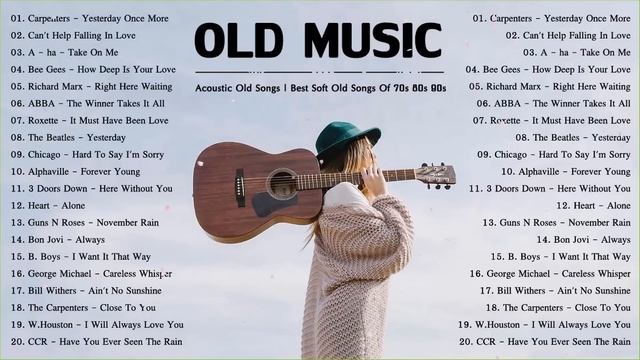 Acoustic Old Music | Best Soft Old Songs Of 70s 80s 90s смотреть онлайн