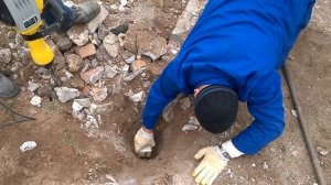 Ставим ворота! вкапываем столбы в ручную