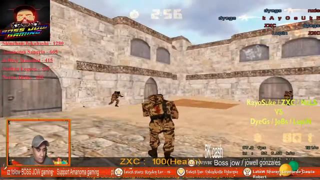 CS 1.3 KAYOSUKE , NZLS , ZXC VS DYEGS , LUPIN , JOBZ смотреть онлайн