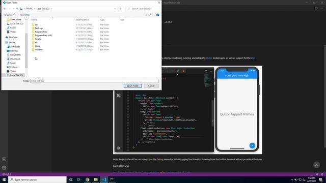 Setup Flutter, Visual Studio Code and Android Emulator on Windows - 2021 смотреть онлайн