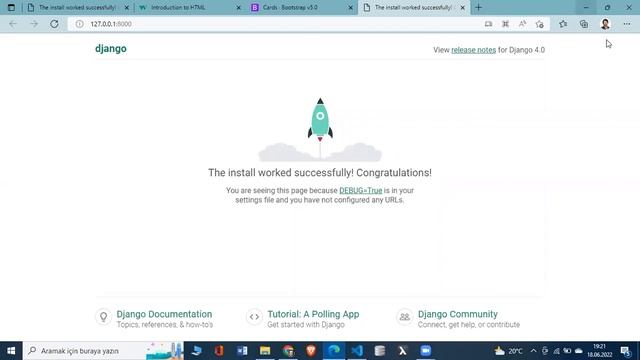 Python Django -1: Visual Code ile Django Projesi İlk Adımları смотреть онлайн