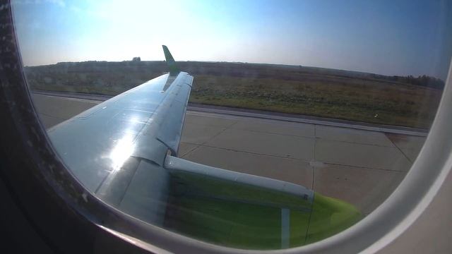 Взлёт из Брянска и вид на город | S7 Airlines | Embraer 170 смотреть онлайн