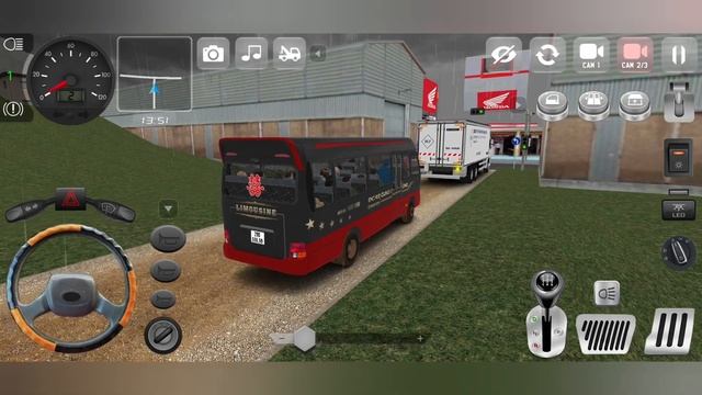 Minibus Simulator Vietnam |MAP: Địa Hình - Rừng Núi |Car: Hyundai County - Skins: Limousine 5 | GP1