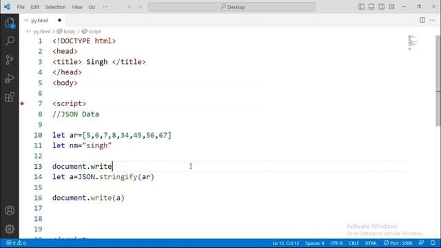 What is JSON in Java Script |Lecture 22 | json.stringify() | json.parse() смотреть онлайн