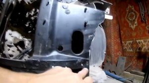 Кузовной ремонт.  Замена телевизора. ГРАНТА .