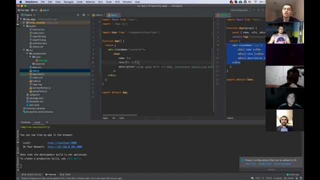 Вебінар з React.js. Лектор - Василь Поляков смотреть онлайн