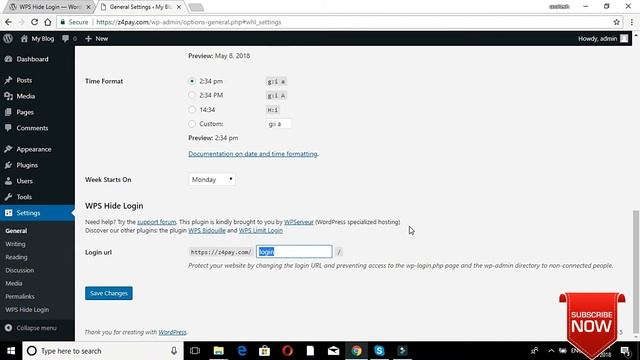How to change your wordpress login url смотреть онлайн