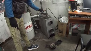 САМОЕ ЭФФЕКТИВНОЕ ОТОПЛЕНИЕ В ГАРАЖЕ. ПЕЧЬ НА ОТРАБОТКЕ.