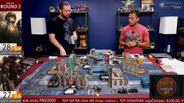 Astra Militarum vs. Black Templars 2,000pts. Dice Check LIVE Battle Report смотреть онлайн