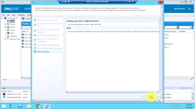 Microsoft SQL server 2019 Database backup and restore with Dell EMC Networker 19.5 смотреть онлайн