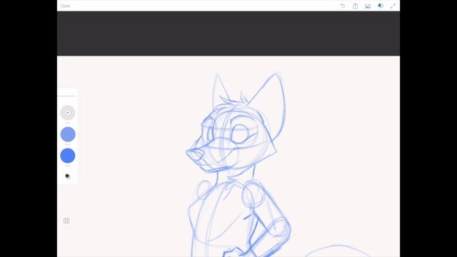 How to: Let's draw a cartoon fox step by step on the ipad tablet смотреть онлайн