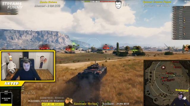 АКТЕР В WoT #392 | ГОНКИ ДО БАЗЫ ПРОТИВ 15 АРТ! смотреть онлайн
