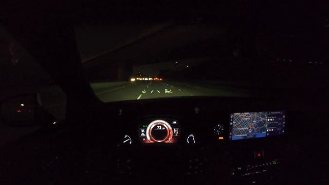 2021 Lexus LS 500 POV Night Drive (3D Audio)(ASMR)