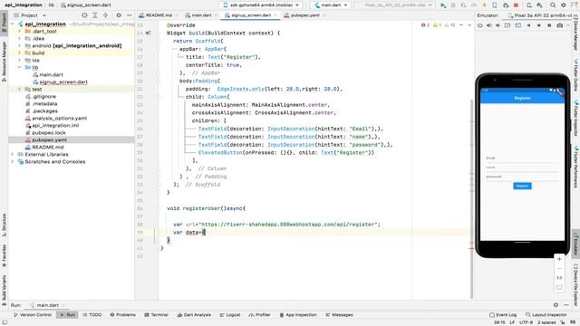 Flutter Api Integration - Register User | POST Method | HTTP| Urdu - Hindi | 2022 смотреть онлайн