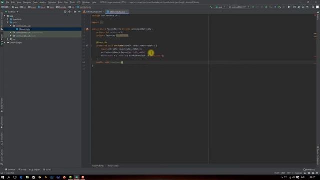 Membua Toast/Button onClick pada android studio смотреть онлайн