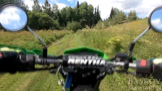 Лето в разгаре. МотоТуризм после дождя. Kawasaki KLX250 смотреть онлайн