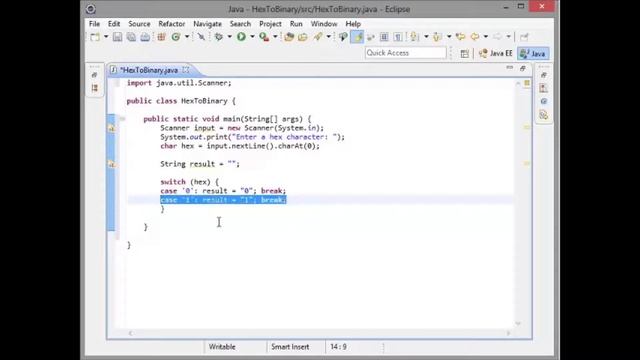 CSC-111 - Chapter 4 - Hex 2 Binary смотреть онлайн