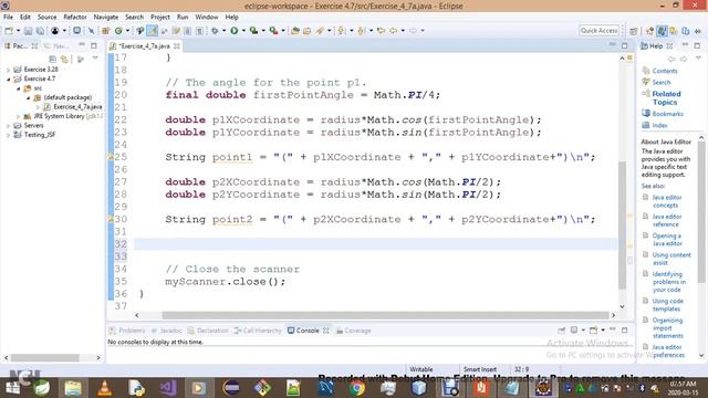 Introduction To Java Programming Exercise 4 7a смотреть онлайн
