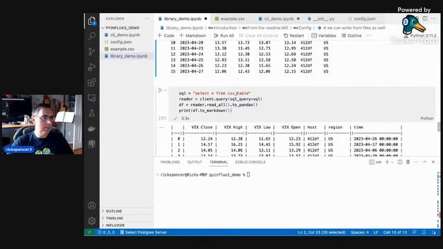 InfluxDB V3 Python CLI and Client Library смотреть онлайн