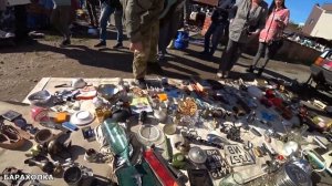 Барахолка . Гуляем по блошиному рынку . Цены на вещи СССР