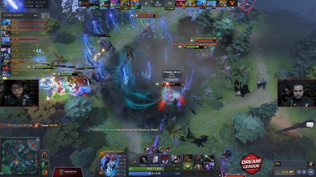 PSG.LGD vs Virtus.Pro - Lower Bracket - BOF 3 Game 2 - CORSAIR Dream League Season 11 смотреть онлайн