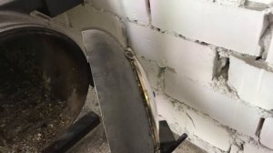 Печь в гараж с активным наддувом  .Вечная печь .