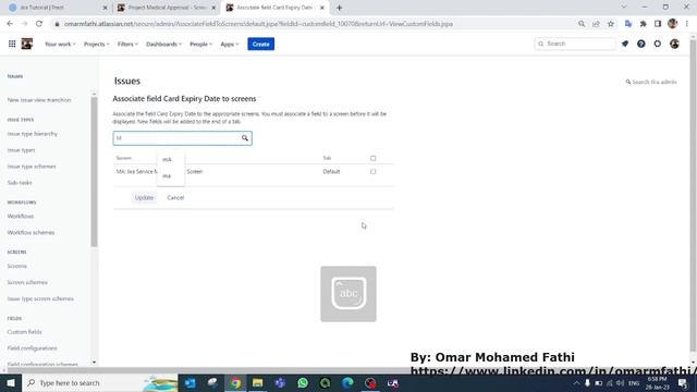 4 - Add screens and fields in Jira смотреть онлайн