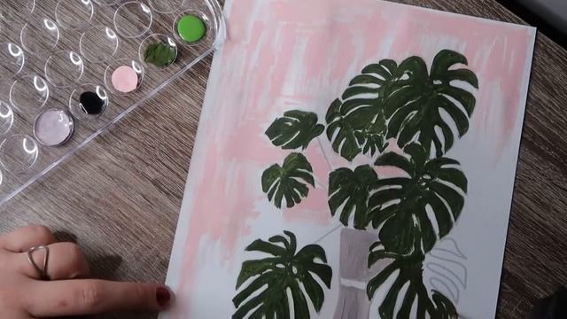 DIY Bohemian Art with a Monstera Print смотреть онлайн