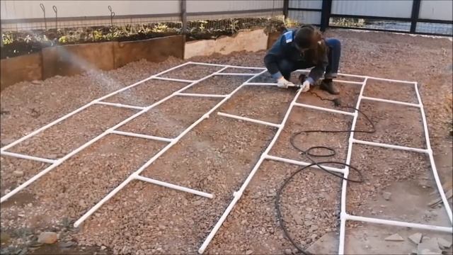 Садовая арка из ПВХ труб своими руками смотреть онлайн