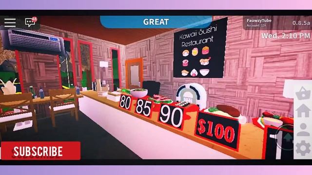 Sushi Restaurant Build! •| Bloxburg Roblox |• смотреть онлайн
