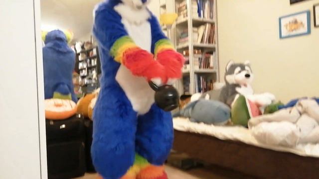 Fursuit Push Up Challenge