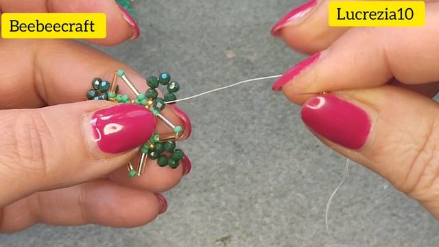 tutorial earring/ bracelet Febe #beading #beadwork #beebeecraft #earrings #bracelet смотреть онлайн