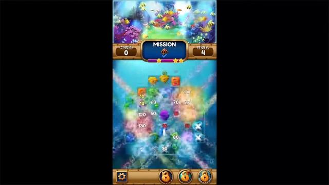 Jewel of Deep Sea: Pop & Blast Match 3 Puzzle Game (Gameplay Android) смотреть онлайн