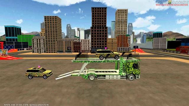 Army Vehicles Transport Driving Simulator - Car Transporter Truck, Cargo Airplane - Android GamePla смотреть онлайн