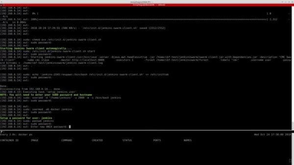 Setup Jenkins CI server in a Docker container, SonarQube and Portainer with one-liner