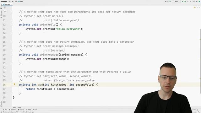 Python to Java - Episode 8 (Methods) смотреть онлайн